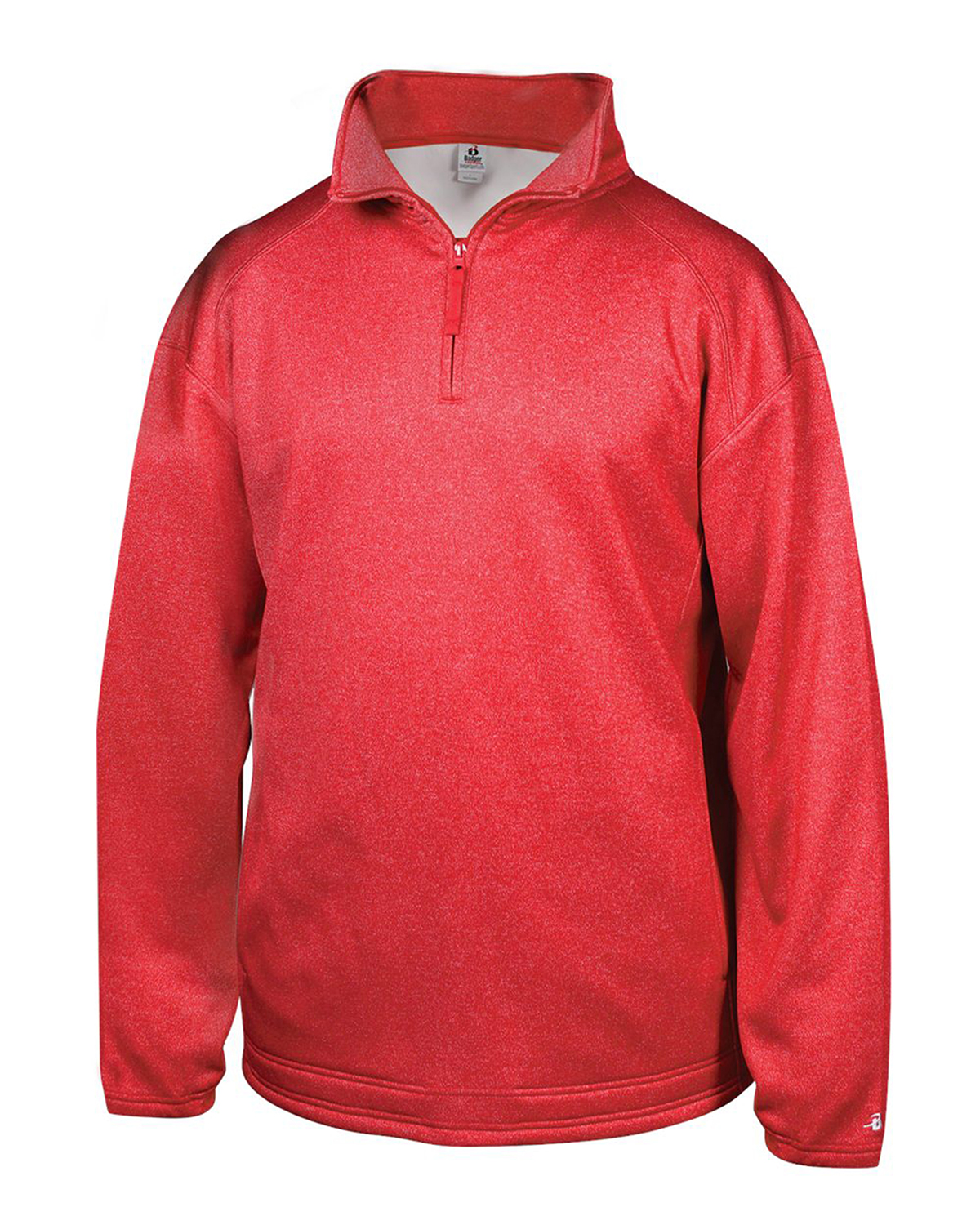 Adult Pro Heathered Fleece 1/4 Zip Sweatshirt