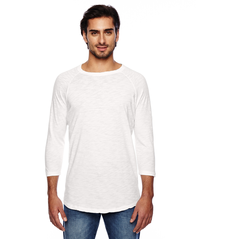 Men's Washed Slub Baseball T-Shirt