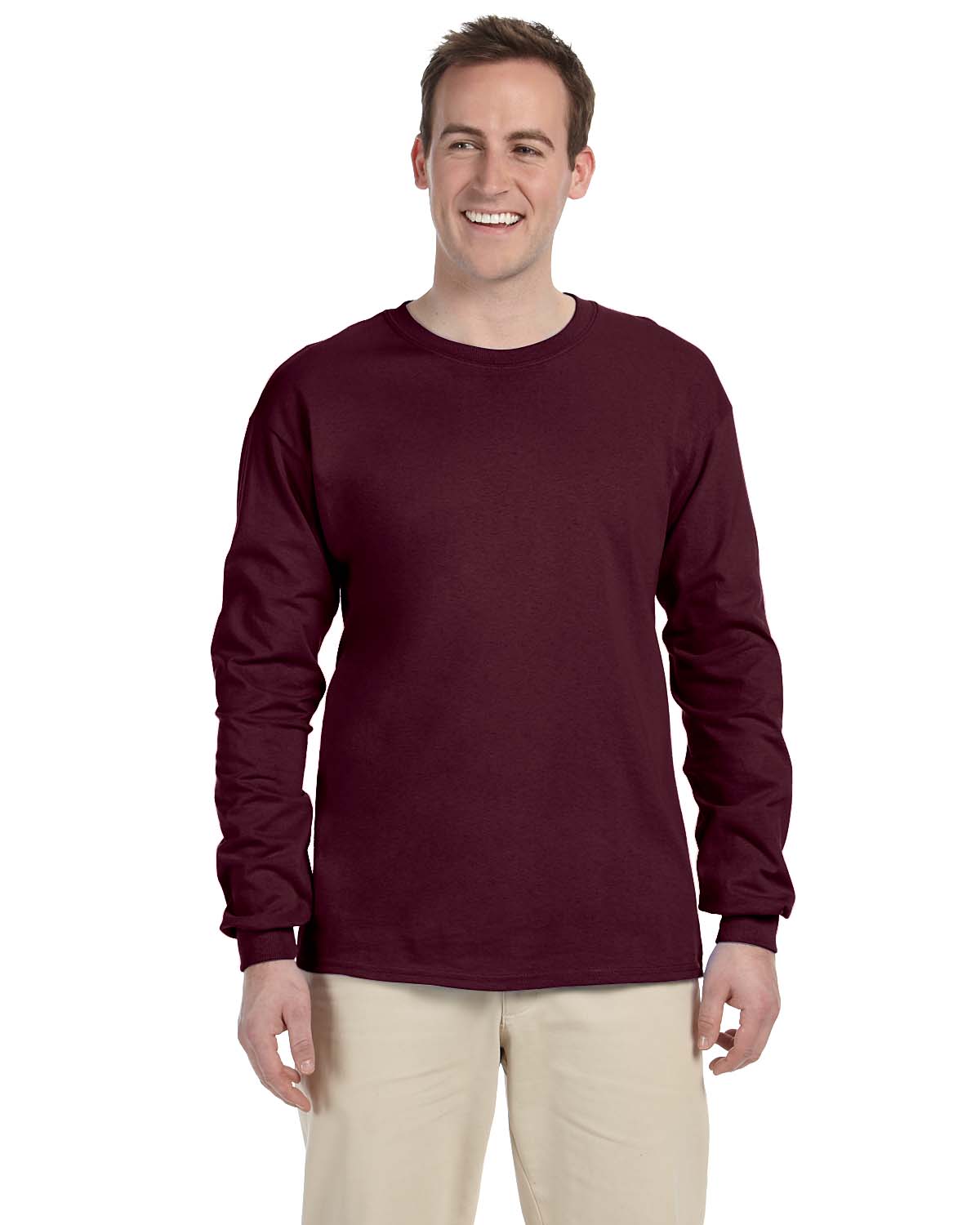 Adult 5 oz. HiDENSI-T Long-Sleeve T-Shirt