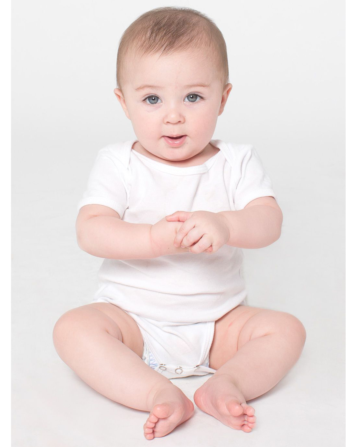 Infant Baby Rib Short-Sleeve One-Piece