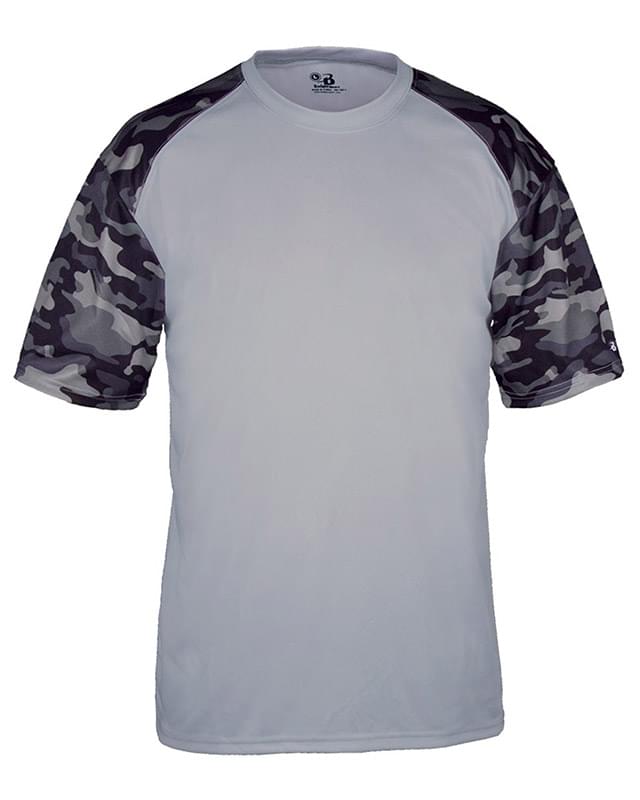 Adult Camo Colorblock Short-Sleeve T-Shirt