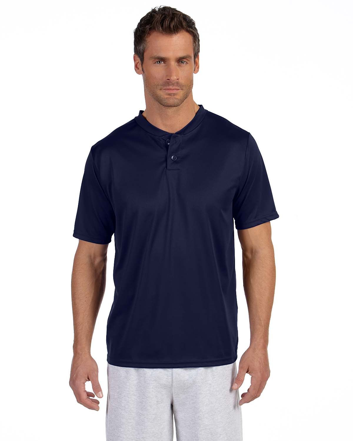 Adult Wicking Two-Button Jersey