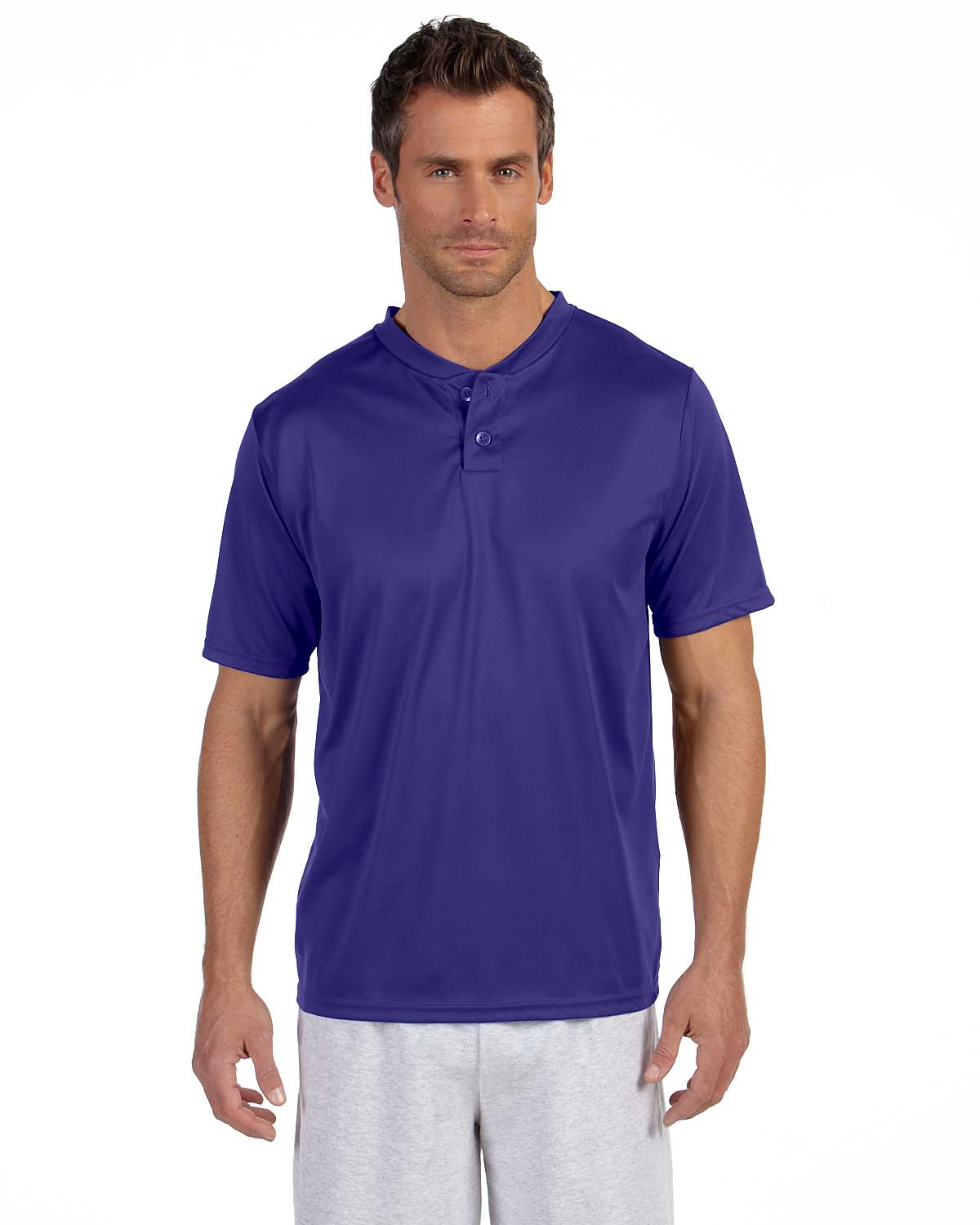 Adult Wicking Two-Button Jersey