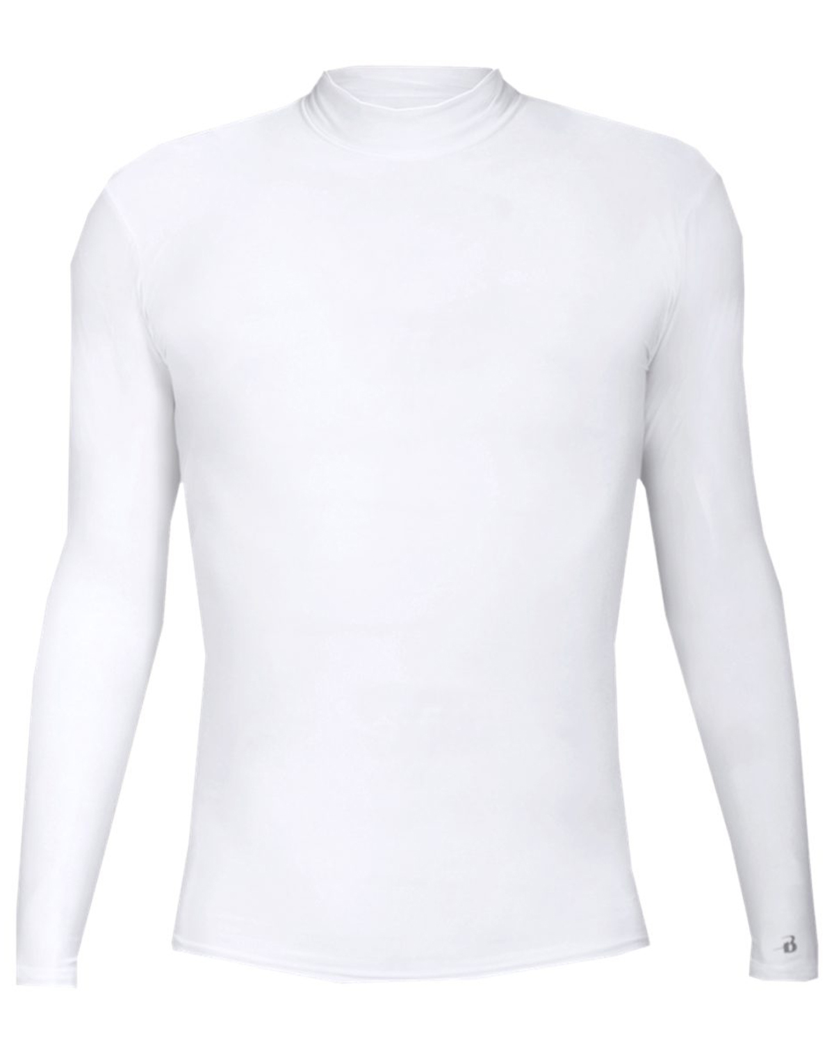 B-Hot Long Sleeve Mock Neck Blended Compression Tee