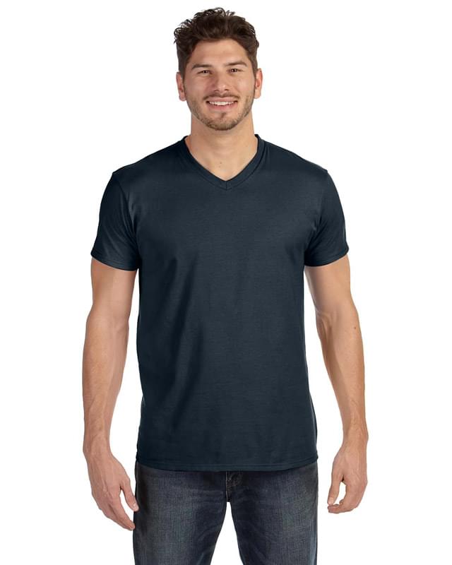 Adult 4.5 oz., 100% Ringspun Cotton nano-T V-Neck T-Shirt