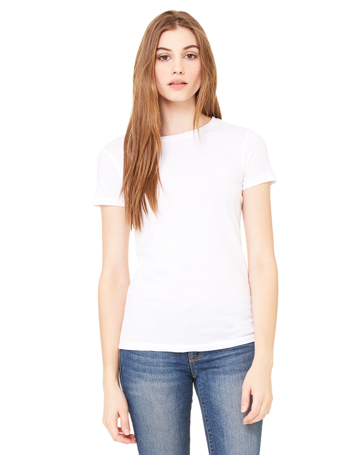 Ladies' Poly-Cotton Short-Sleeve T-Shirt