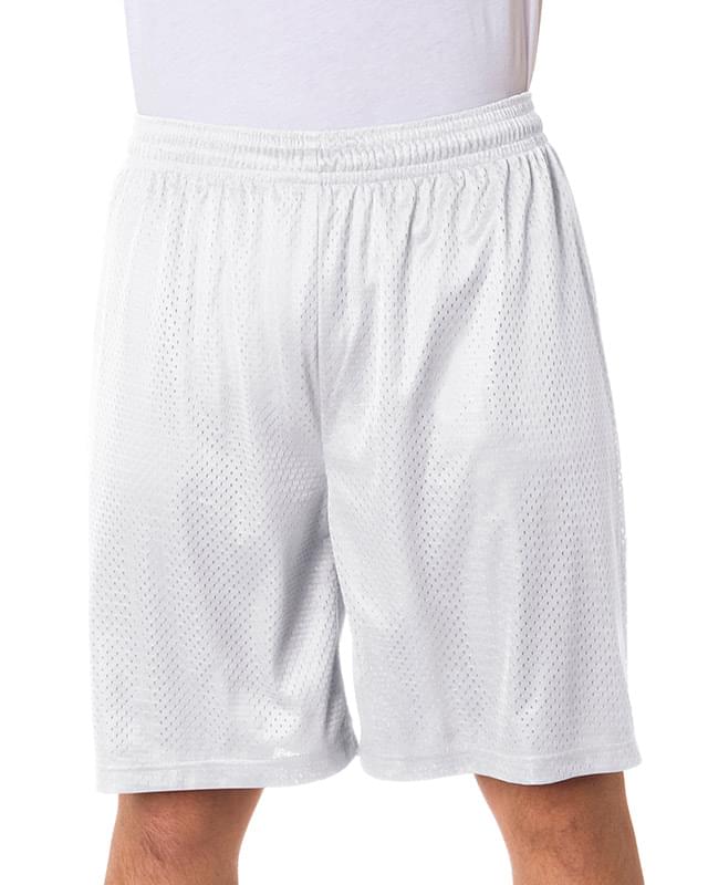 Adult Nine Inch Inseam Mesh/Tricot Short