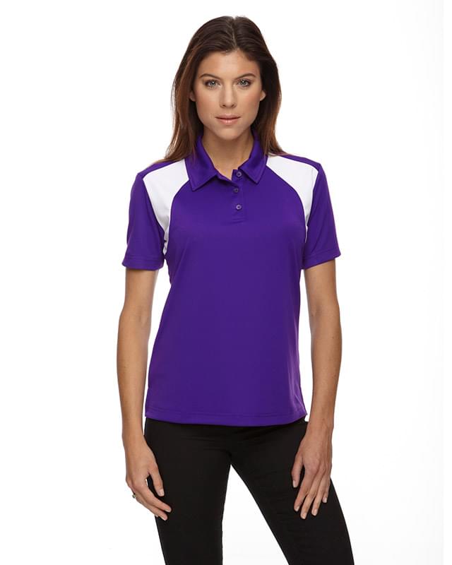 Ladies' Eperformance Colorblock Textured Polo