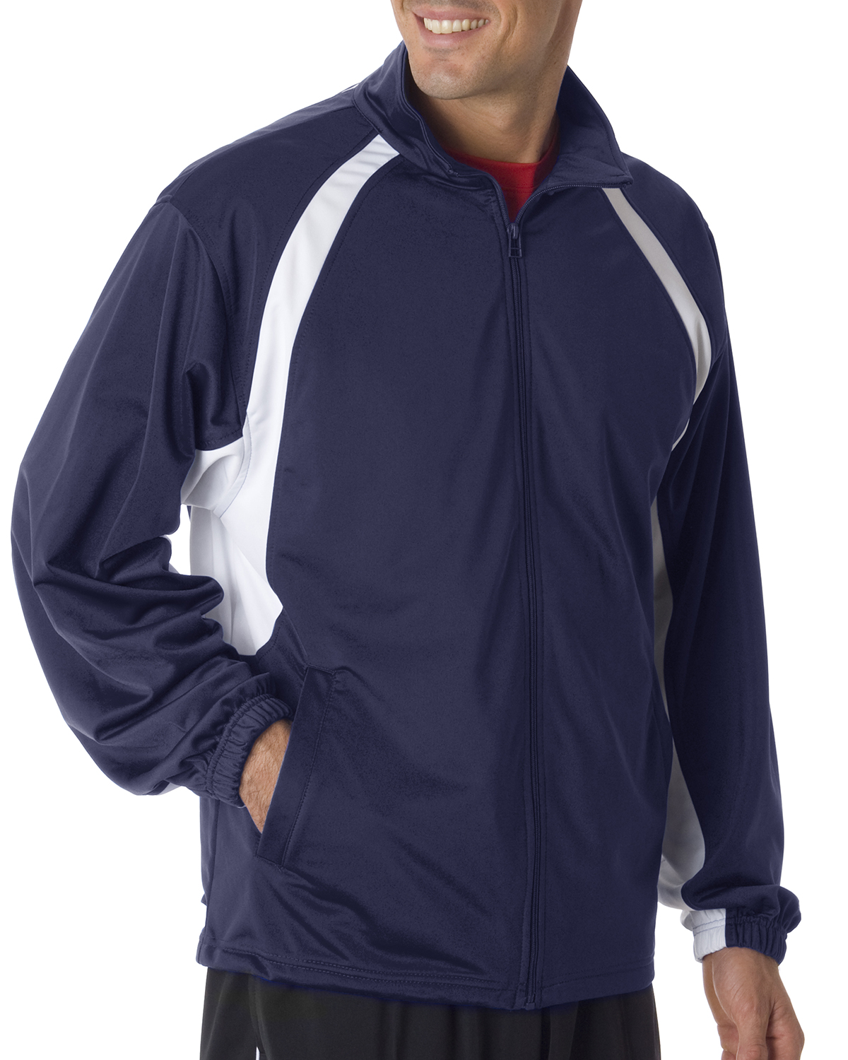Adult Brushed Tricot Hook Full-Zip Jacket