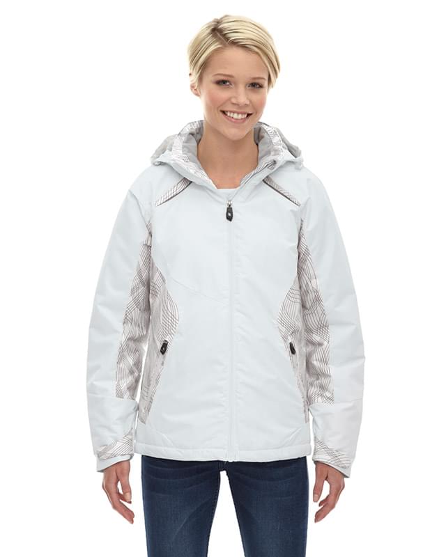 Ladies' Linear Insulated Jacket with Print