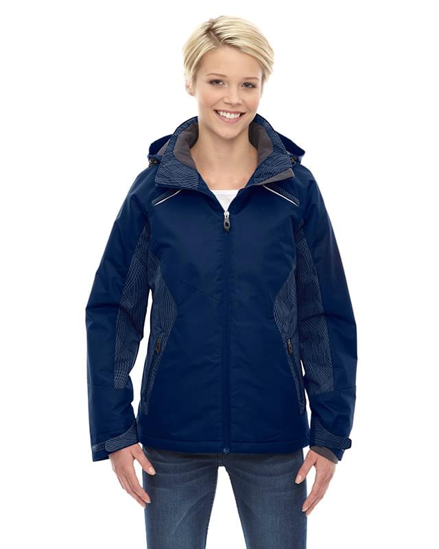 Ladies' Linear Insulated Jacket with Print