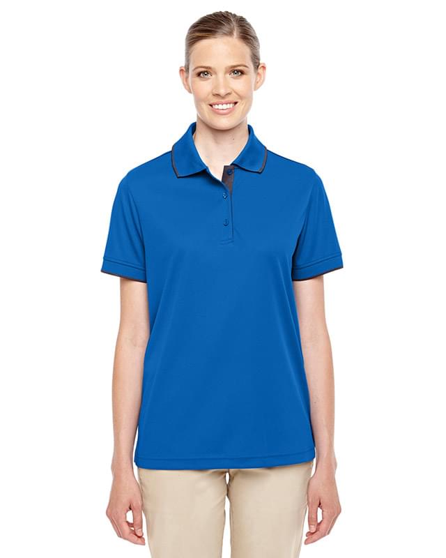 Ladies' Motive Performance Pique Polo with Tipped Collar