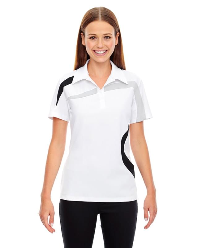 Ladies' Impact Performance Polyester Piqu Colorblock Polo