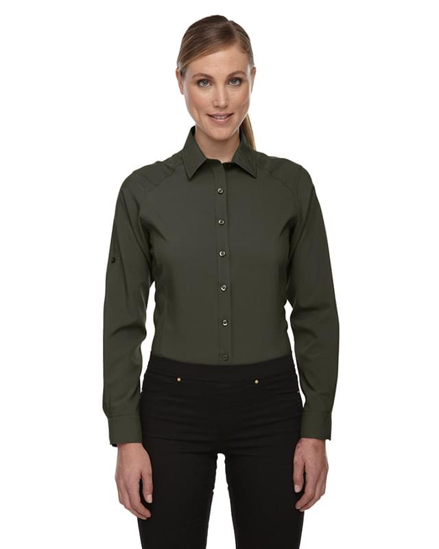 Ladies' Rejuvenate Performance Shirt with Roll-Up Sleeves