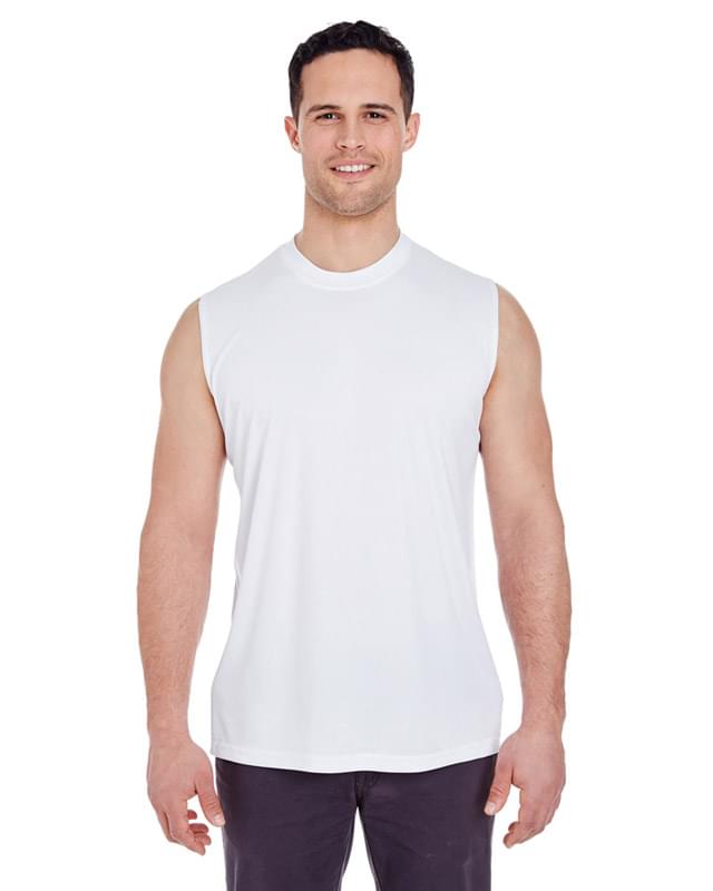 Adult Cool & Dry Sport Performance Interlock Sleeveless T-Shirt