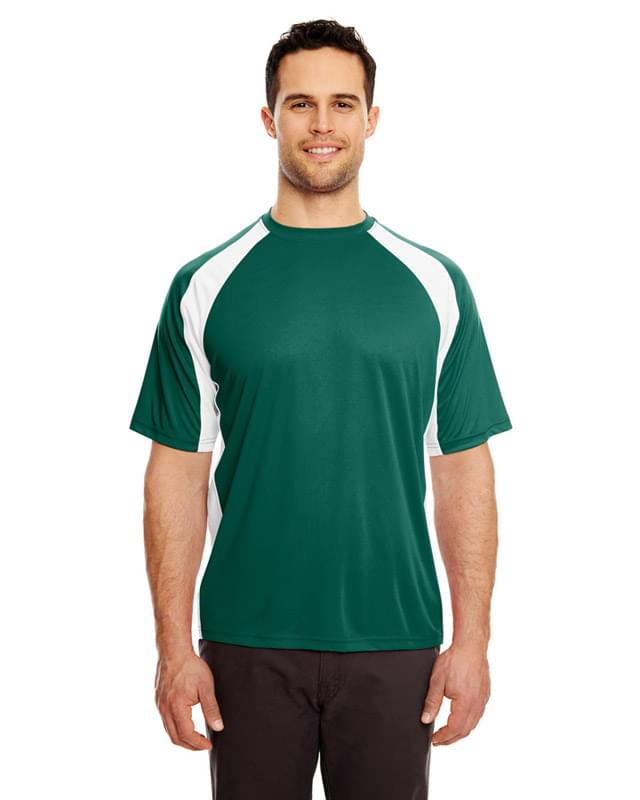 Adult Cool & Dry Sport Two-Tone Performance Interlock T-Shirt