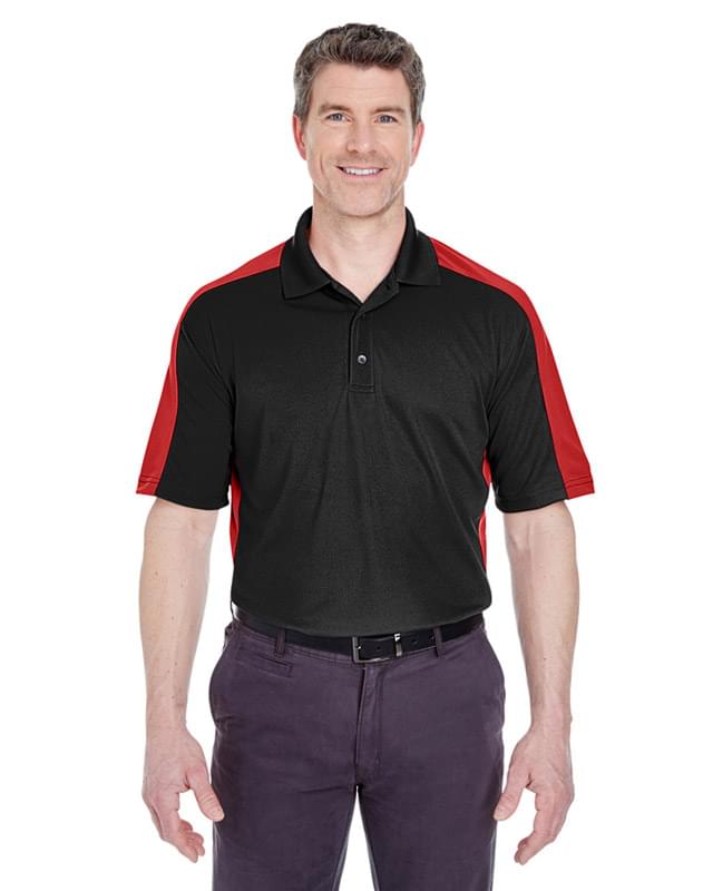 Adult Cool & Dry Stain-Release Two-Tone Performance Polo