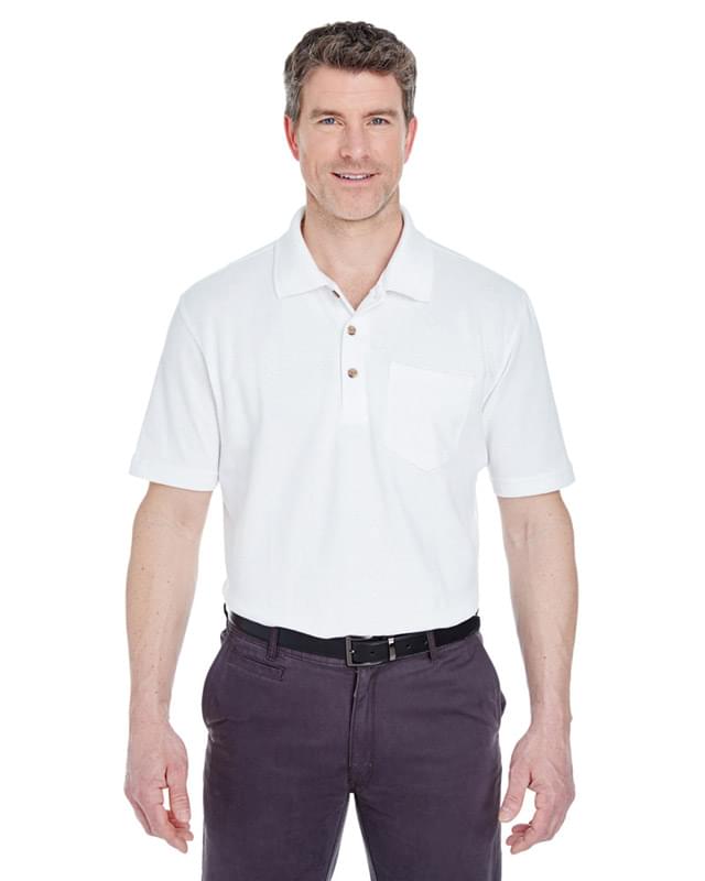 Adult Classic Piqu Polo with Pocket