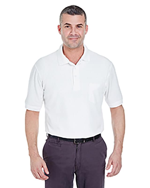 Adult Whisper Piqu Polo with Pocket