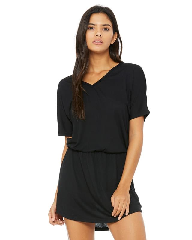 Ladies' Flowy V-Neck Dress