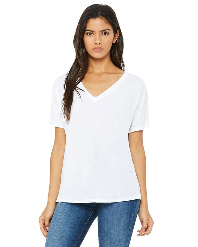 Ladies' Slouchy V-Neck T-Shirt