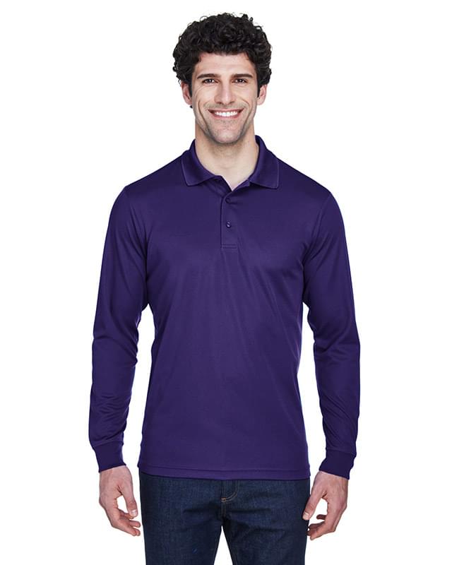 Men's Pinnacle Performance Long-Sleeve Piqu Polo