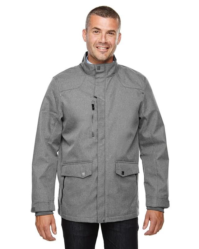 Men's Uptown Three-Layer Light Bonded City Textured Soft Shell Jacket