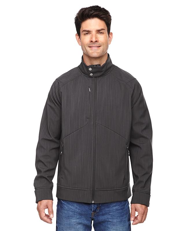 Men's Skyscape Three-Layer Textured Two-Tone Soft Shell Jacket