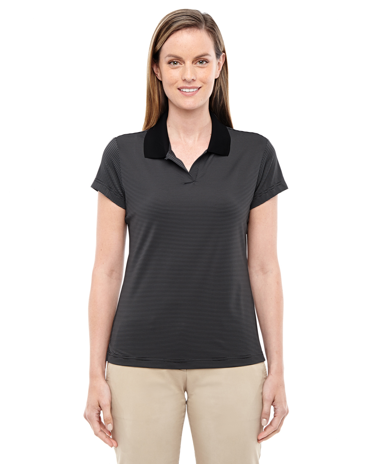 Ladies' climalite Classic Stripe Short-Sleeve Polo