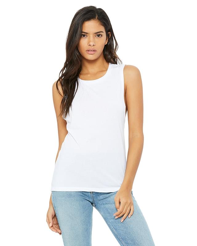 Ladies' Flowy Scoop Muscle Tank