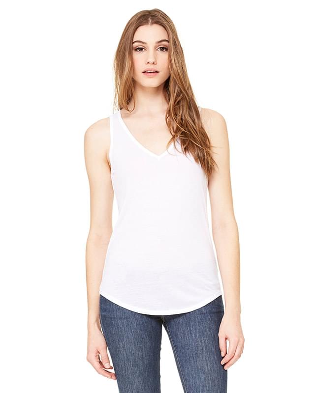 Ladies' Flowy V-Neck Tank