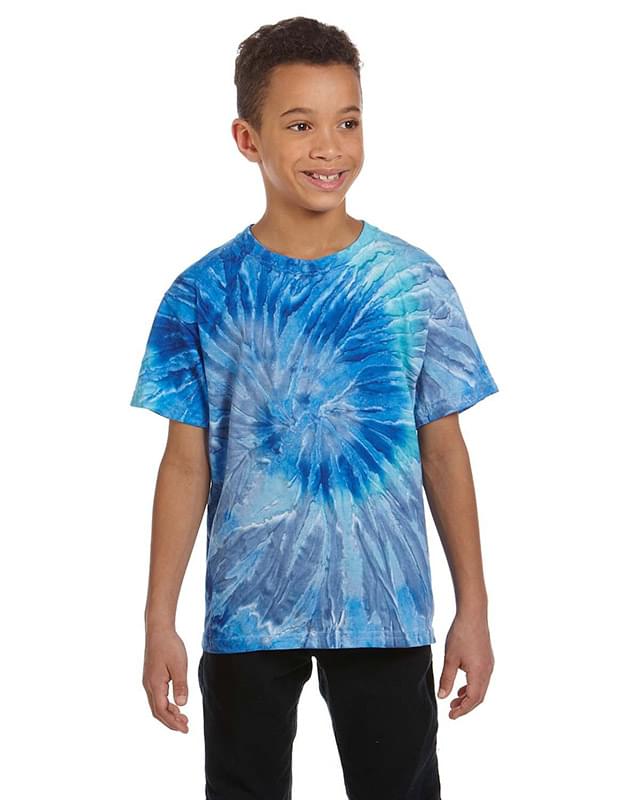 Youth 5.4 oz., 100% Cotton Tie-Dyed T-Shirt