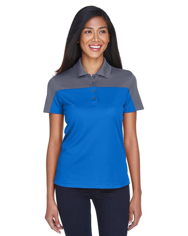 Ladies' Balance Colorblock Performance Piqu Polo