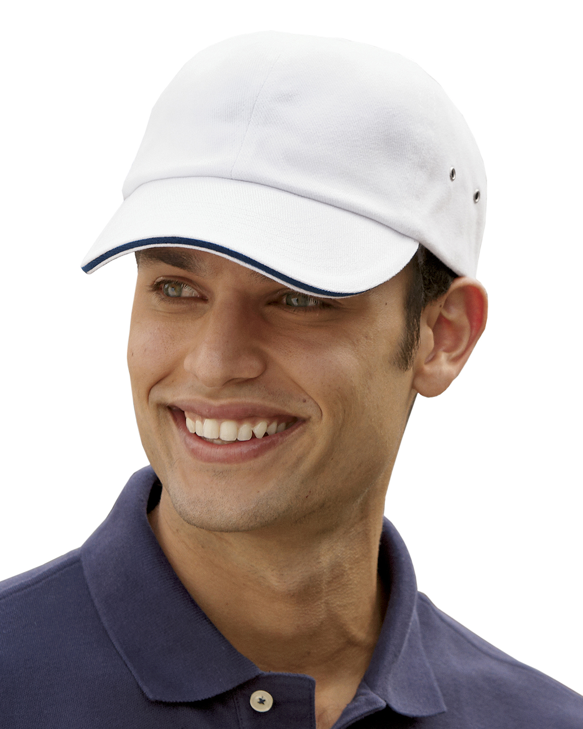 6-Panel Low-Profile Ultra Heavyweight Brushed Twill Sandwich Cap