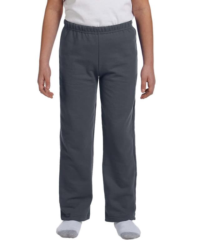 Youth Heavy Blend  8 oz., 50/50 Open-Bottom Sweatpants