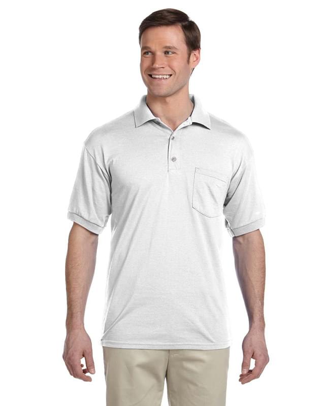 Adult 6 oz., 50/50 Jersey Polo with Pocket