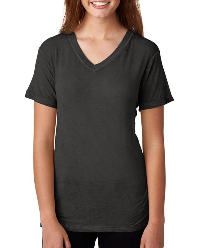 Ladies' Oasis Wash V-Neck T-Shirt