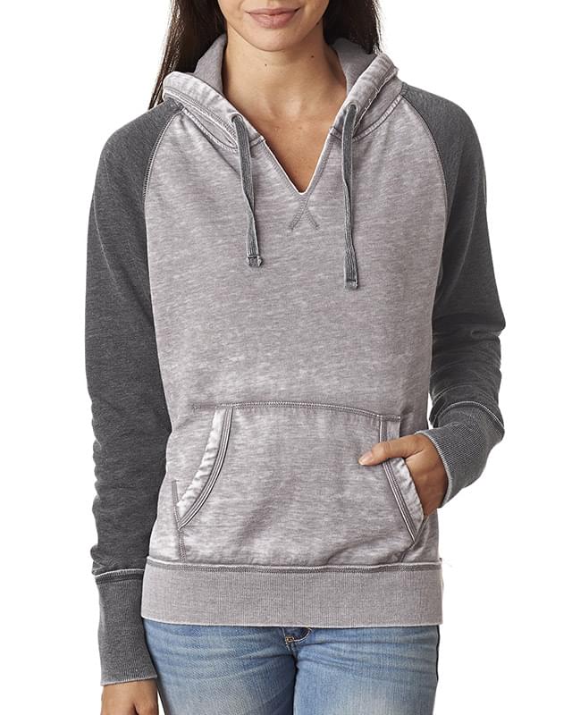 Ladies' Zen Contrast Pullover Hood