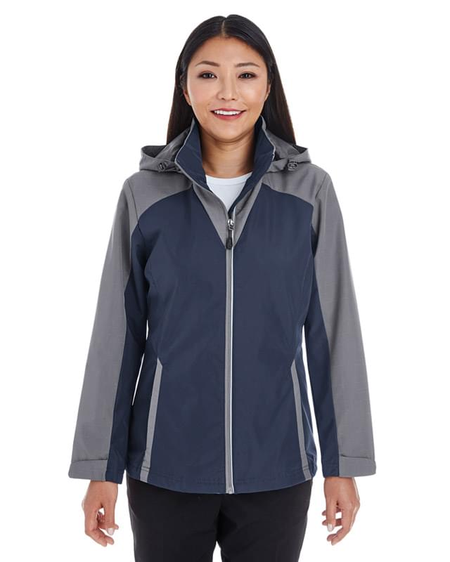 Ladies' Embark Interactive Colorblock Shell with Reflective Printed Panels