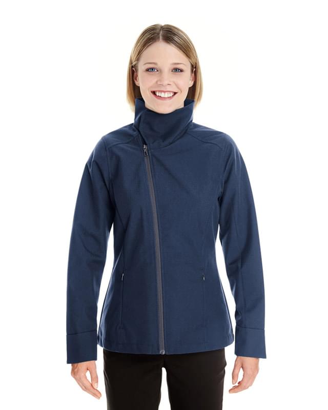 Ladies' Edge Soft Shell Jacket with Convertible Collar