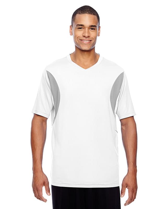 Men's Short-Sleeve Athletic V-Neck Tournament Jersey