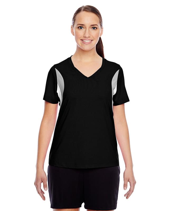 Ladies' Short-Sleeve Athletic V-Neck Tournament Jersey