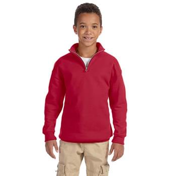 Youth 8 oz. NuBlend Quarter-Zip Cadet Collar Sweatshirt