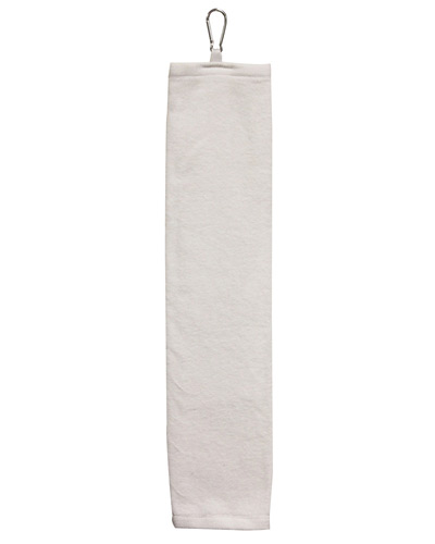 Tri-Fold Velour Golf Towel with Carabiner