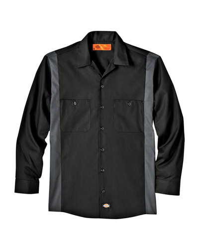 4.5 oz. Industrial Long-Sleeve Color Block Shirt